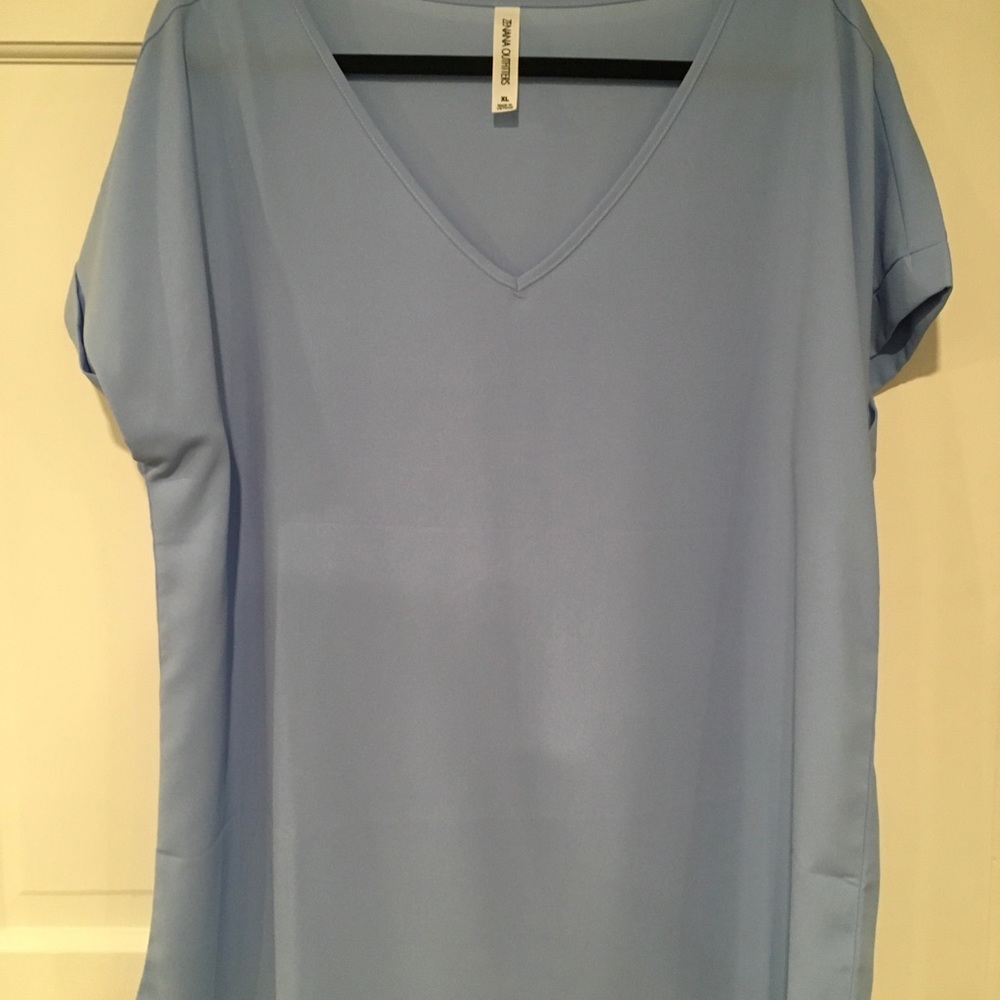 Baby blue short sleeve - Jenny Boston